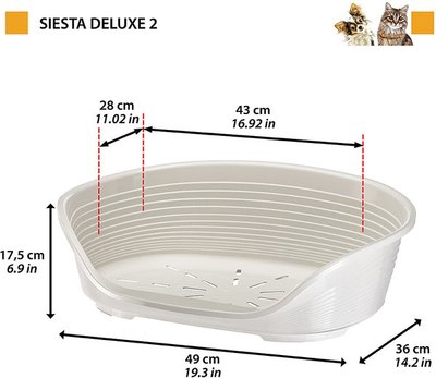 Лежанка для животных Ferplast Siesta Deluxe 2 / 70202943