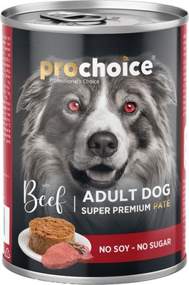 Влажный корм для собак Prochoice Паштет с говядиной и рисом - фото