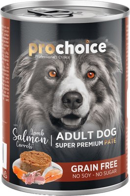 Влажный корм для собак Prochoice Паштет из ягненка, лосося и моркови - фото