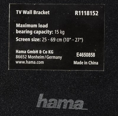 Кронштейн для телевизора Hama R1 118152