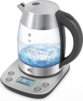 Электрочайник BQ KT1703G (черный/сталь)