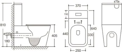 Унитаз напольный Cerutti Maiella CT10314