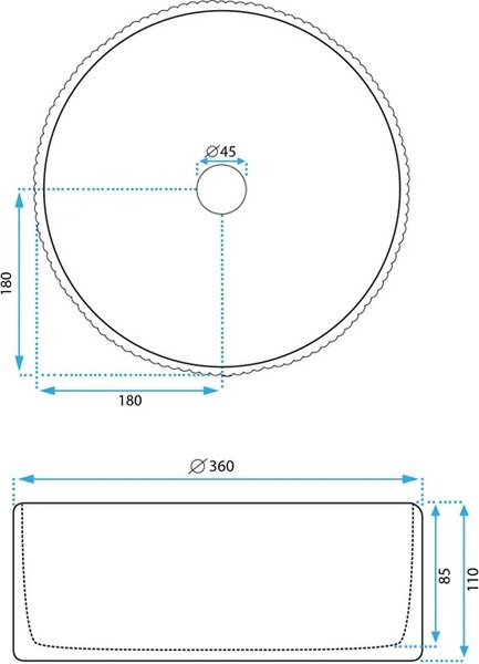 Умывальник REA Dalia U0601