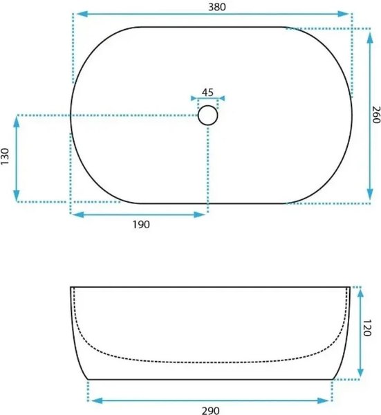 Умывальник REA Amelia Mini U9107