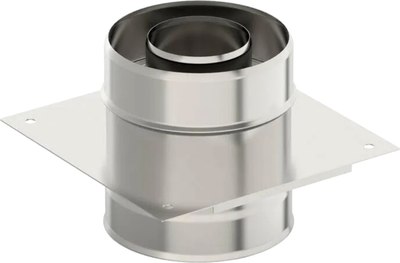 Площадка монтажная для дымохода UMKPRO 130х200 AISI 439/439 1мм/0.5мм (К) - фото