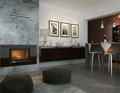 Решетка вентиляционная для камина Nordflam 90x600