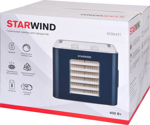 Сушилка для овощей и фруктов StarWind SFD6431