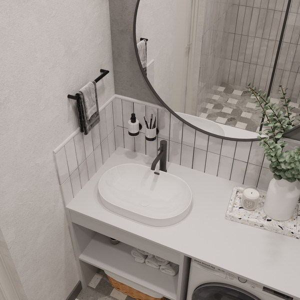 Тумба под умывальник ЗОВ Стамбул Премиум 130 / S130LWP0LWP6002WMC1BC