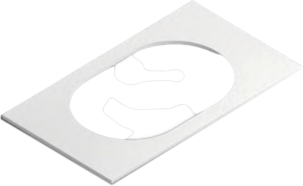 Столешница для тумбы в ванную ЗОВ 13 / CKP13W795458C1BC - фото