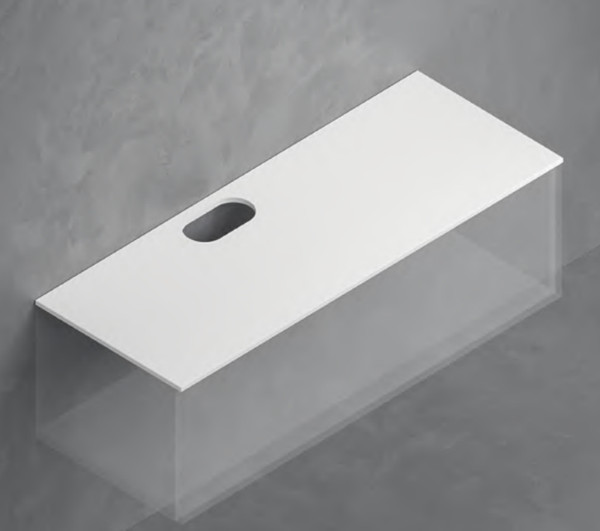 Столешница для тумбы в ванную ЗОВ 13 / CKP13W1195458C1MC