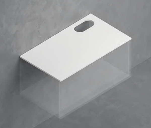 Столешница для тумбы в ванную ЗОВ 13 / CKP13W995458C1MS