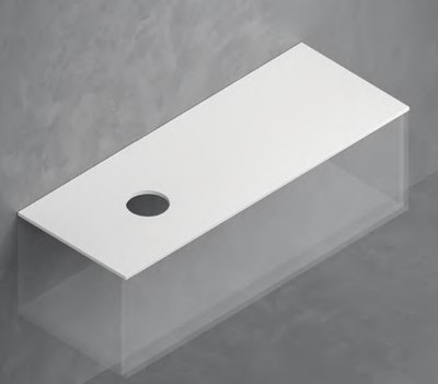 Столешница для ванной ЗОВ 13 / CKP13W1195458C1S