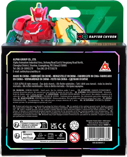 Конструктор Dinoster Робот. Раптор Кайрон / 43751