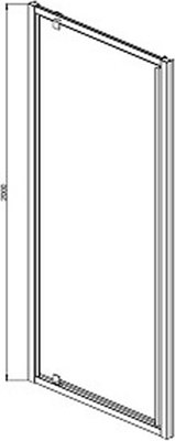 Душевая дверь Aquatek 90x200 / AQ ARI PI 09020CH