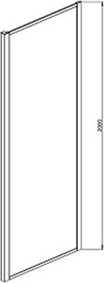 Душевая стенка Aquatek 90x200 / AQ ARI WA 09020CH