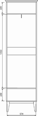 Шкаф Гомельдрев Торино ГМ 4191