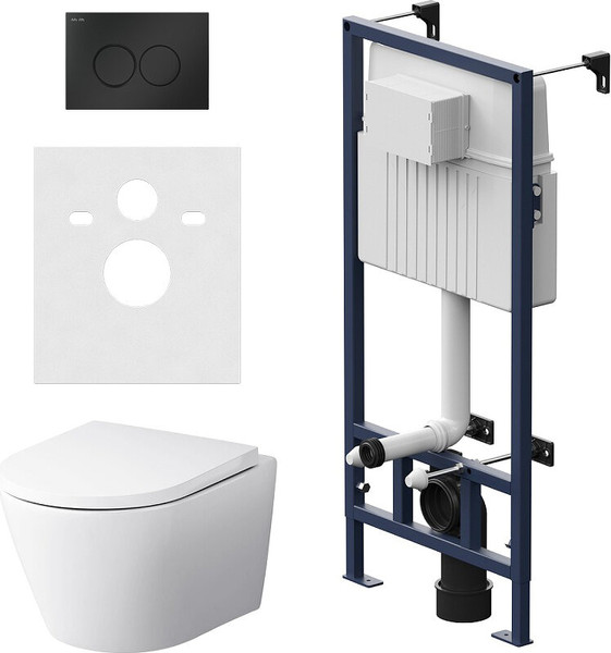 Унитаз подвесной с инсталляцией AM.PM Prime Fit IS90238.741701 - фото