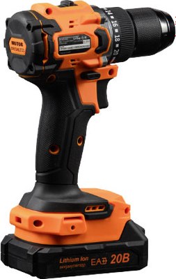Аккумуляторная дрель-шуруповерт Вихрь ДА-20Л-2К/БП (72/14/67)