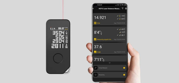Лазерный дальномер HOTO Smart Laser Measure Pro H-D50 / HTE0025GL