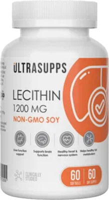 Пищевая добавка Ultrasupps Лецитин 1200мг - фото