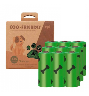 Пакеты для выгула собак Potty-Pot HBBGR9 1.5мкм