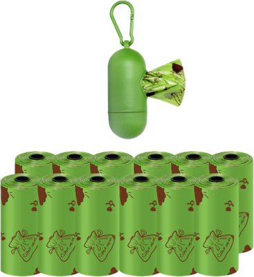 Диспенсер пакетов для выгула собак Potty-Pot HBD12 с пакетами 1.2мкм - фото