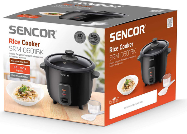 Рисоварка Sencor SRM 0601BK