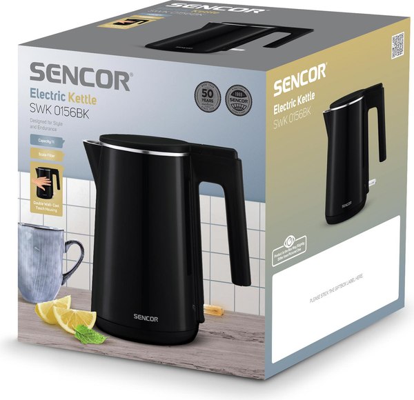 Электрочайник Sencor SWK 0156BK