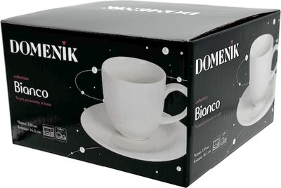 Чашка с блюдцем Domenik Bianco DMD099