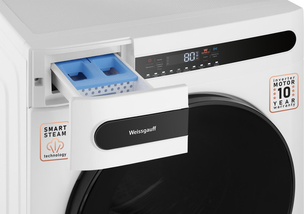 Стирально-сушильная машина Weissgauff WMD 45148 Inverter Steam