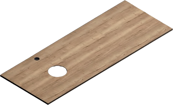 Столешница для тумбы в ванную ЗОВ 13 / CKP13H1195458C2S - фото