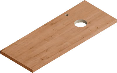 Столешница для ванной ЗОВ HPL 38 / CHPL38T1195458C2R - фото