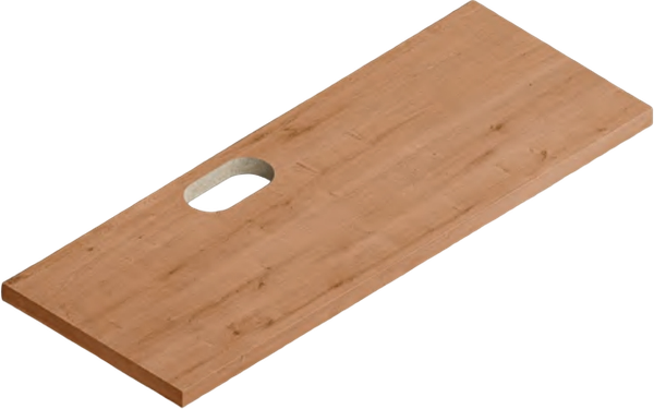 Столешница для тумбы в ванную ЗОВ HPL 38 / CHPL38T1195458C1MC - фото