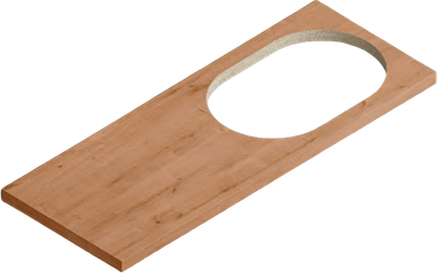 Столешница для ванной ЗОВ HPL 38 / CHPL38T1195458C1BR - фото