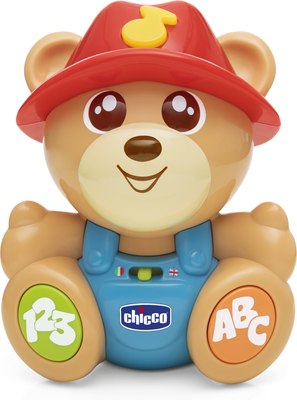 Интерактивная игрушка Chicco Говорящий мишка Teddy / 00010744000180 - фото