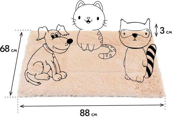 Подстилка для животных MATEX Pet Plush / 55-730