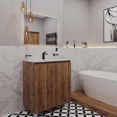 Тумба с умывальником ЗОВ Монови 70 / M70LA0LAS-OL70