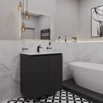 Тумба с умывальником ЗОВ Монови 70 / M70LG0LGS-OL70