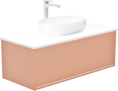 Тумба под умывальник ЗОВ Бергамо 100 / MB1000RAL3012-KP13W - фото