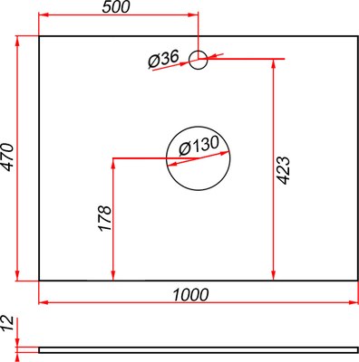 Тумба под умывальник ЗОВ Бергамо 100 / MB1000RAL3012-KP13W