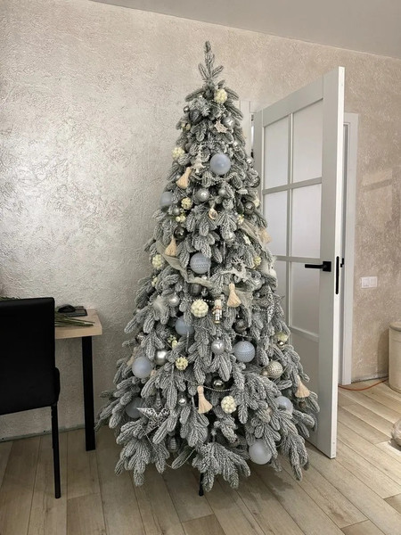 Ель искусственная National Tree Company Ариадна заснеженная / АРД/ЗСН-240