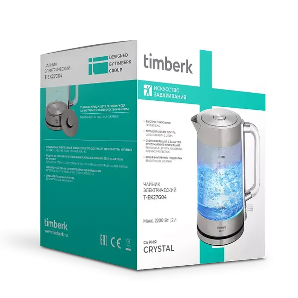 Электрочайник Timberk T-EK27G04