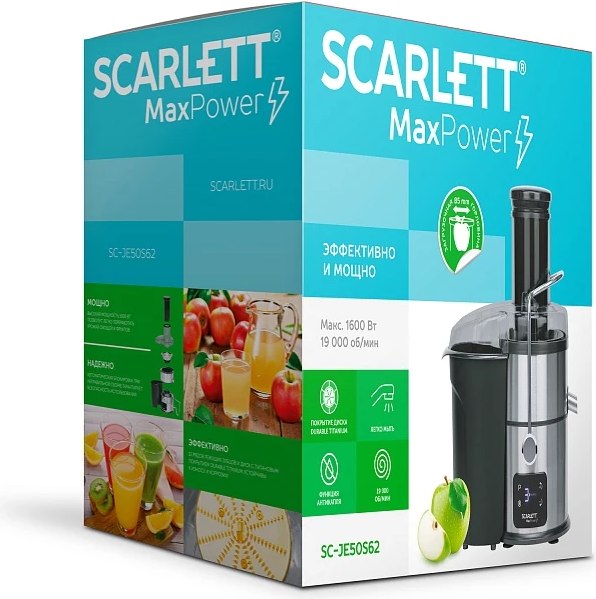 Соковыжималка электрическая Scarlett SC-JE50S62