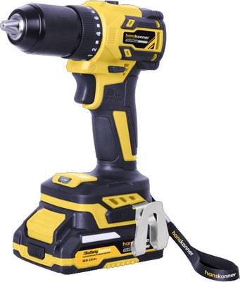 Аккумуляторная дрель-шуруповерт Hanskonner HCD2065BL - фото