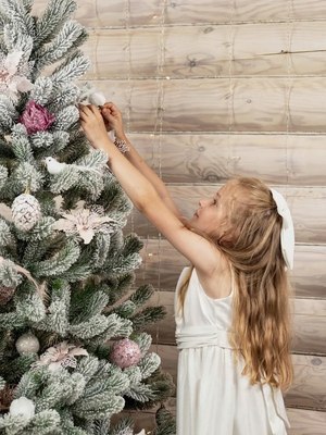 Ель искусственная National Tree Company Сказка заснеженная / СК/ЗСН-220