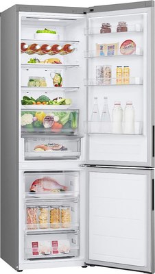 Холодильник с морозильником LG GC-B509ANMW