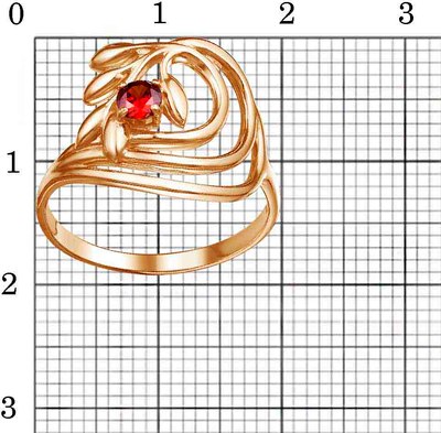Кольцо Красная Пресня 24813619Гр