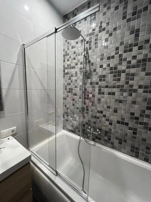 Стеклянная шторка для ванны Adema 80x140 NFA-612