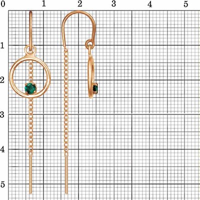 Серьги Красная Пресня 34811861-7