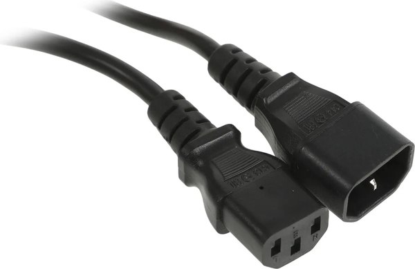 Кабель Hyperline PWC-IEC13-IEC14-3.0-BK